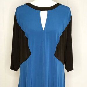 Blue and Black eShakti Dress